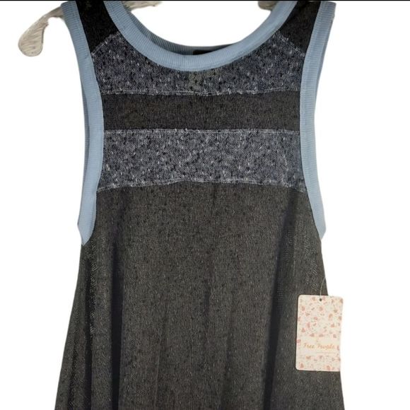 Free People We the Free Bumble bee Shark bite tunic top XS Tall petite - Picture 5 of 6